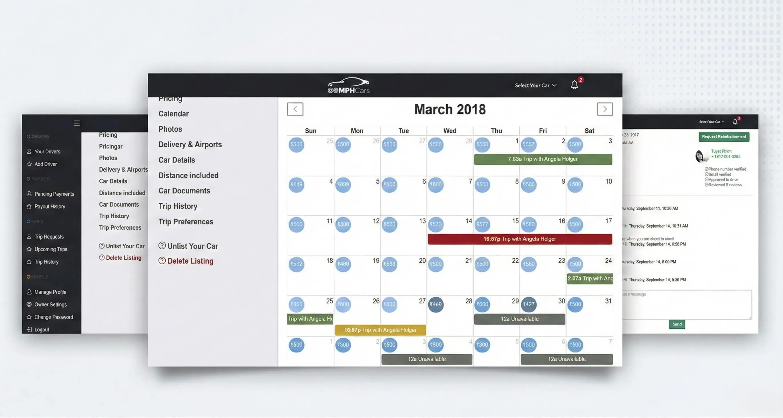 Oomph Cars: Peer-to-Peer Car Rental Marketplace
