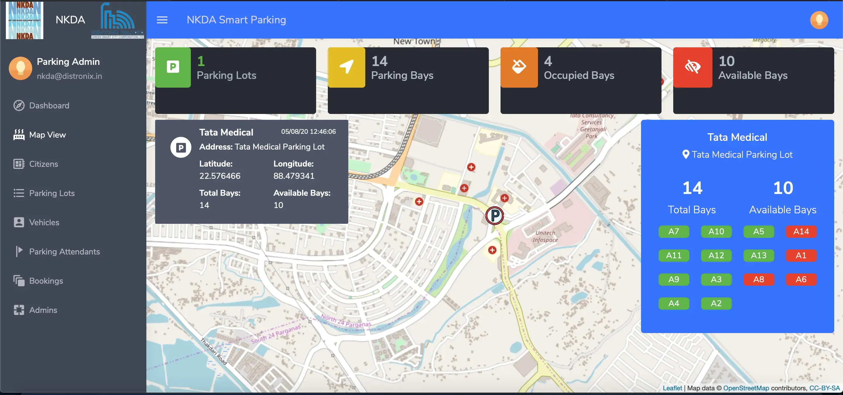 Real-time Smart City Parking Ecosystem